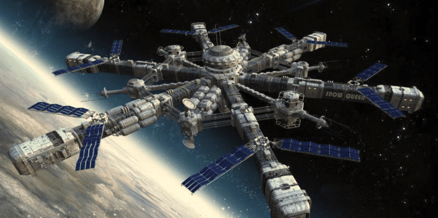 Китай строит космический корабль на орбите планеты