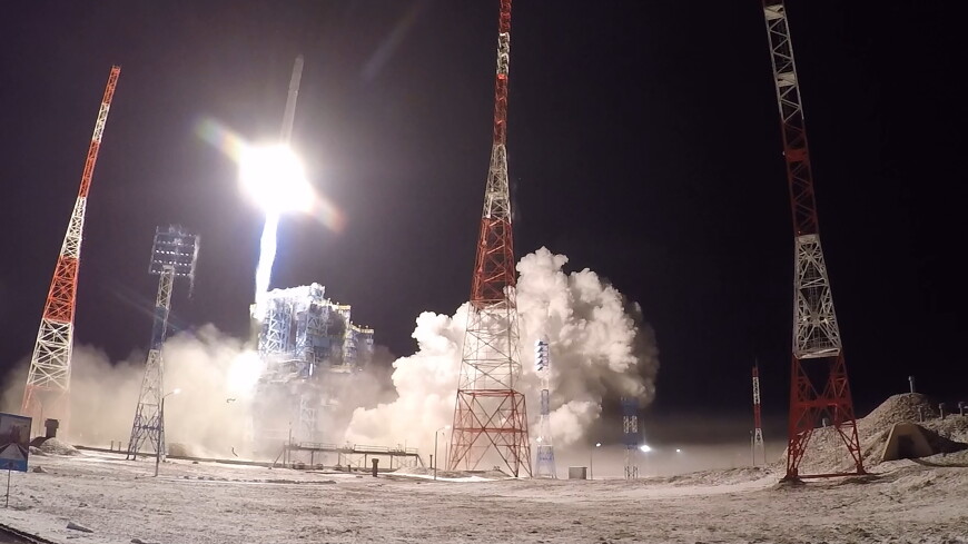 Angara 1.2 rocket carrying satellite blasts off from Plesetsk Cosmodrome, Russia