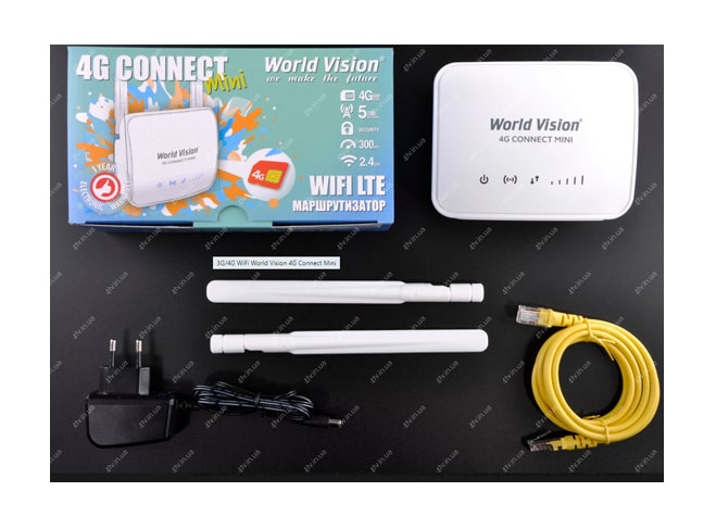 World Vision 4G CONNECT MINI - модем с поддержкой LTE Cat.4, скорость загрузки до 150 МБ/с и выгрузки до 150 МБ/с .